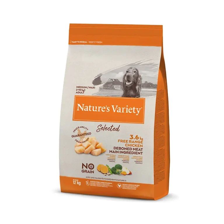 NATURE'S VARIETY SELEC CANINE ADULT MD/MX POLLO  12KG