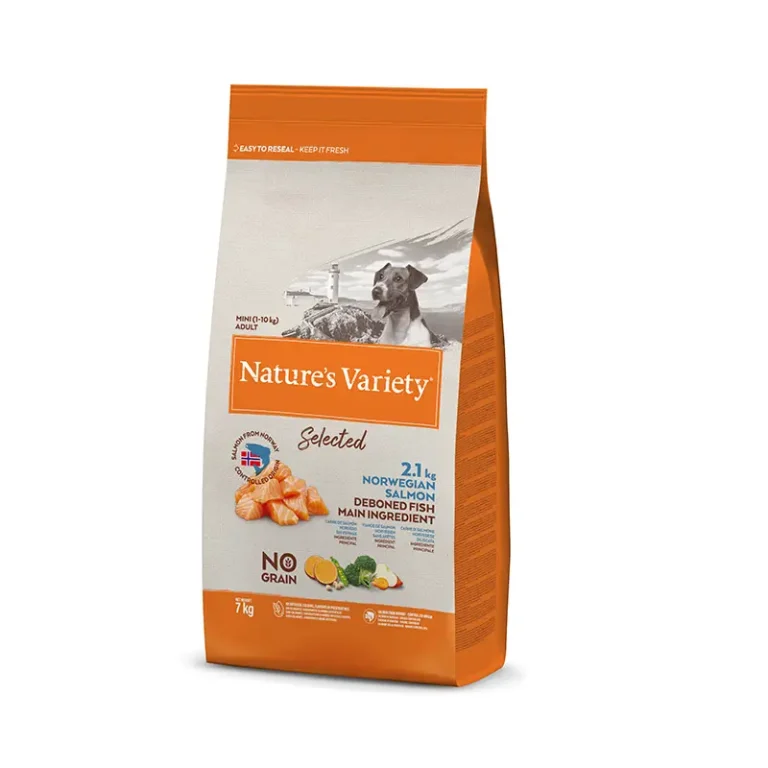 NATURE'S VARIETY SELECT CANINE ADULT MINI SALMON 7KG
