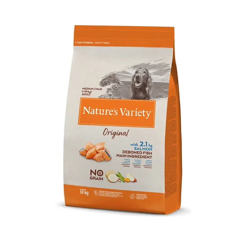 NATURE'S VARIETY CANINE ADULT MD/MX SALM 10KG