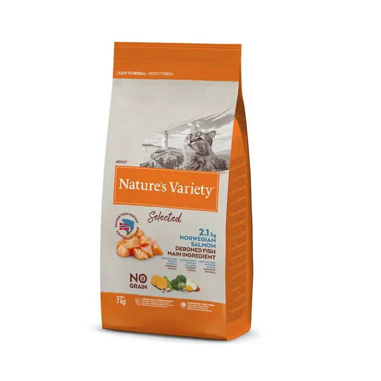 NATURE'S VARIETY  SELEC FELINE ADULT SALMON NORUEGO 7KG