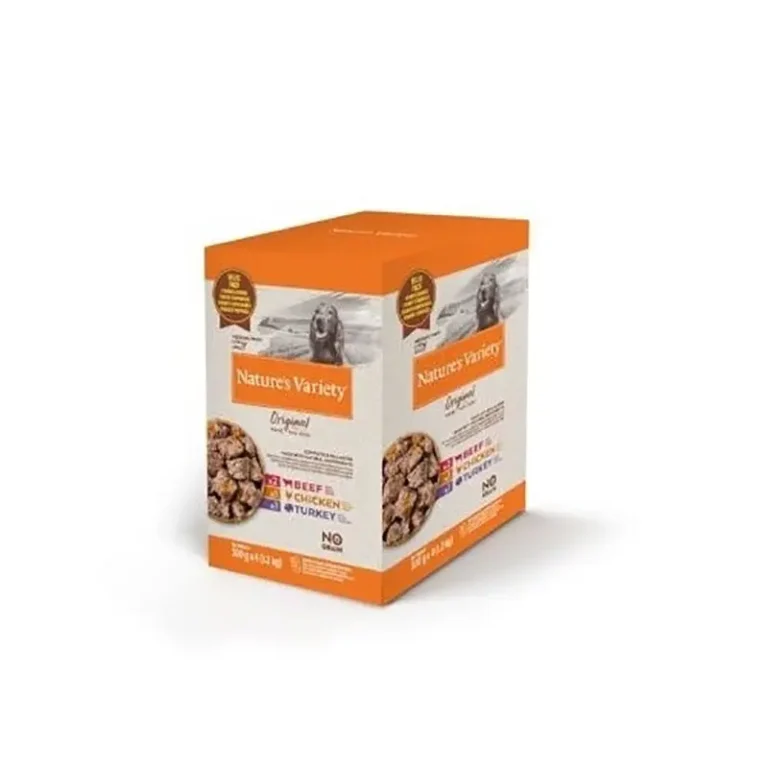 NATURE'S VARIETY CANINE ADULT PATE MD/MIX PACK 4X300GR