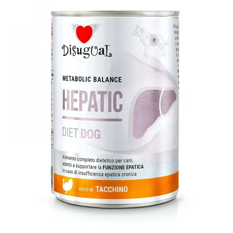 DISUGUAL DIET DOG HEPATIC PAVO 6X400GR