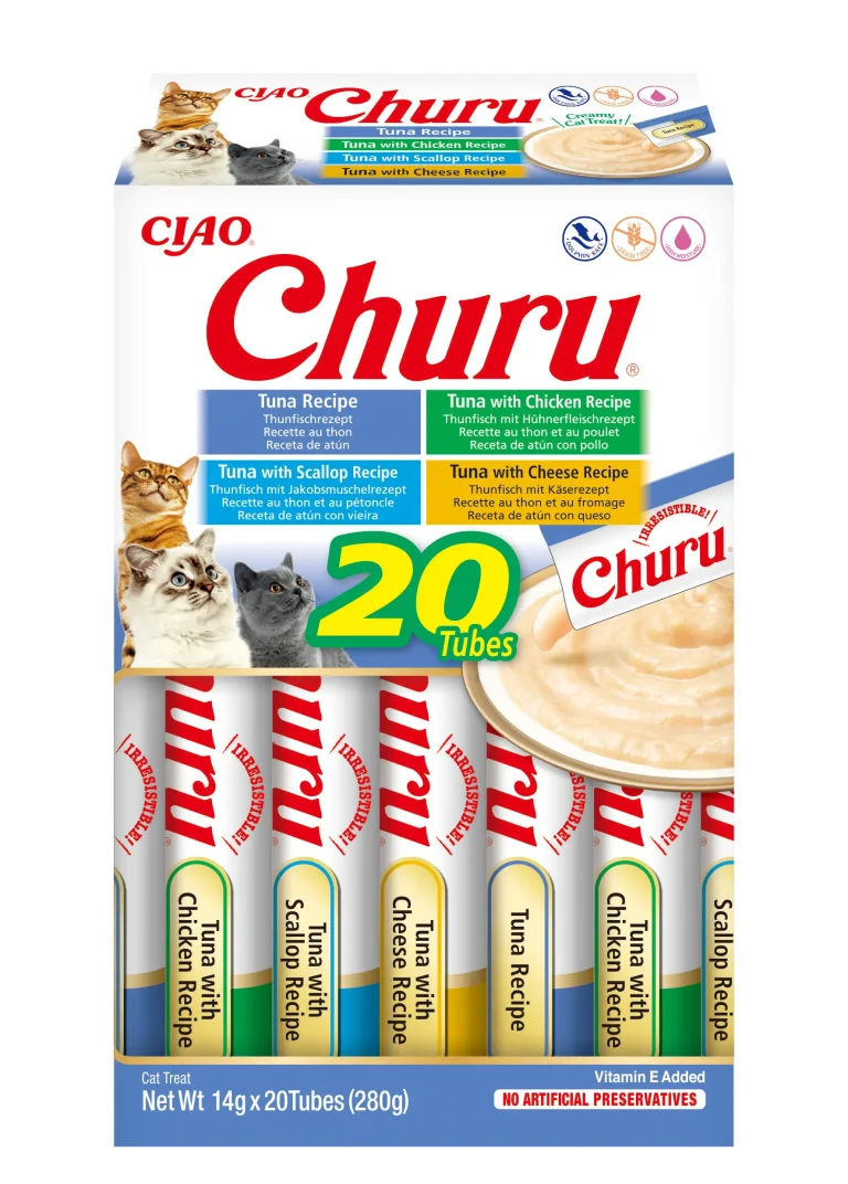 CHURU CAT VARIEDADES DE ATUN 20X14GR
