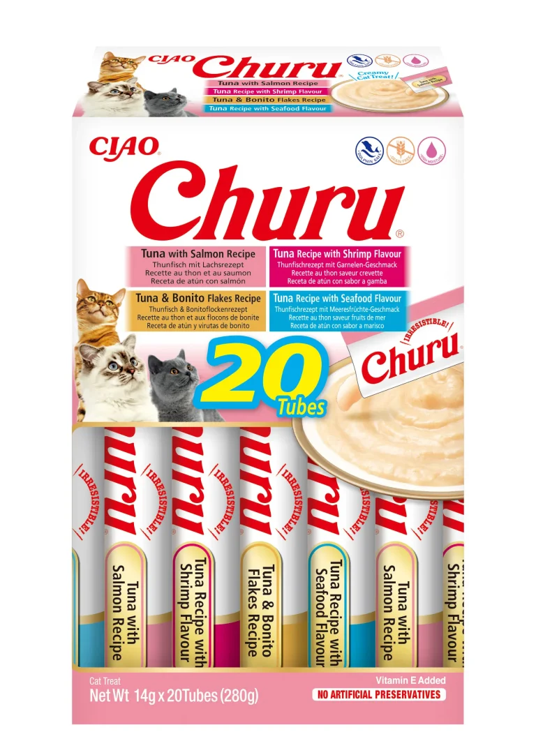 CHURU CAT VARIEDADES DE MARISCO 20X14GR