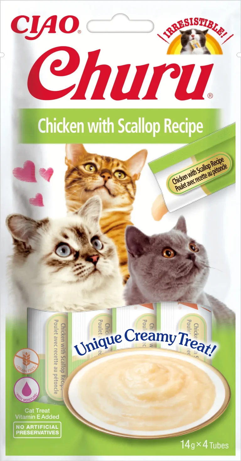 CHURU CAT RECETA DE POLLO CON VIEIRA DISPLAY 12X56GR