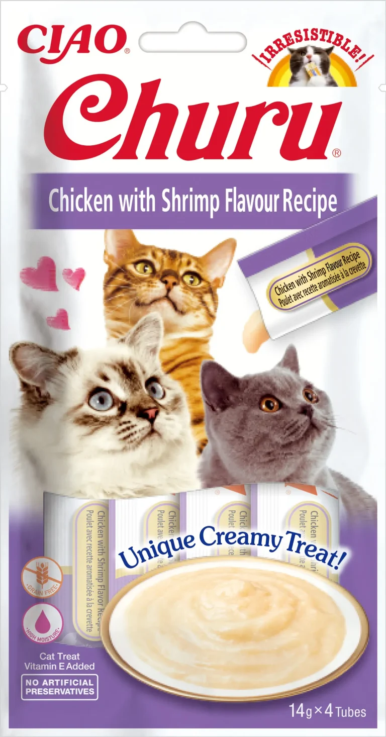 CHURU CAT RECETA DE POLLO CON CAMARON DISPLAY 12X56GR