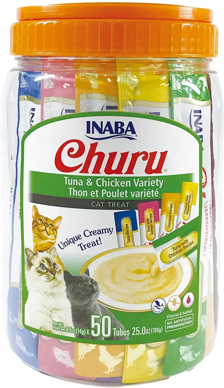 CHURU CAT VARIEDADES DE ATUN CON POLLO BOTE 50X14GR