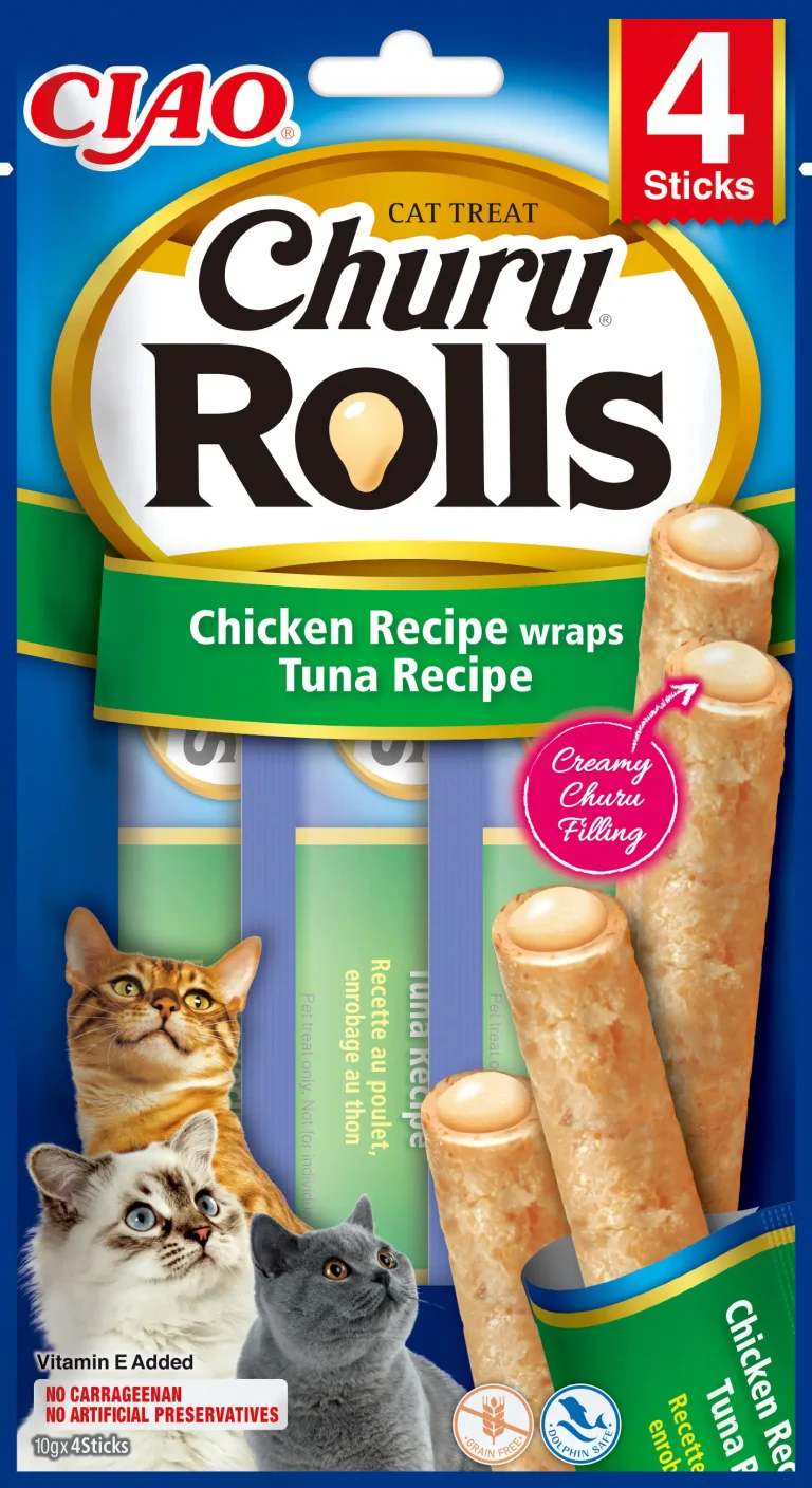 CHURU CAT ROLLS RECETA DE ATUN DISPLAY 12X40GR