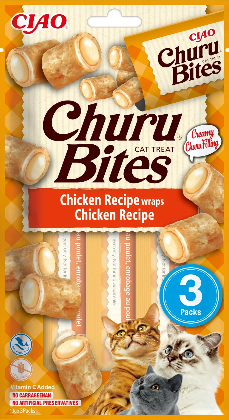 CHURU CAT BITES RECETA DE POLLO DISPLAY 12X30GR