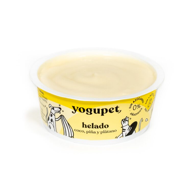 Yogupet Perro Y Gato Helado Plátano, Coco Y Piña 4x110Gr