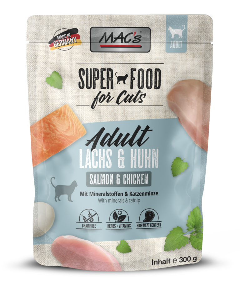 MAC's Cat Pouch Salmón y pollo 300g