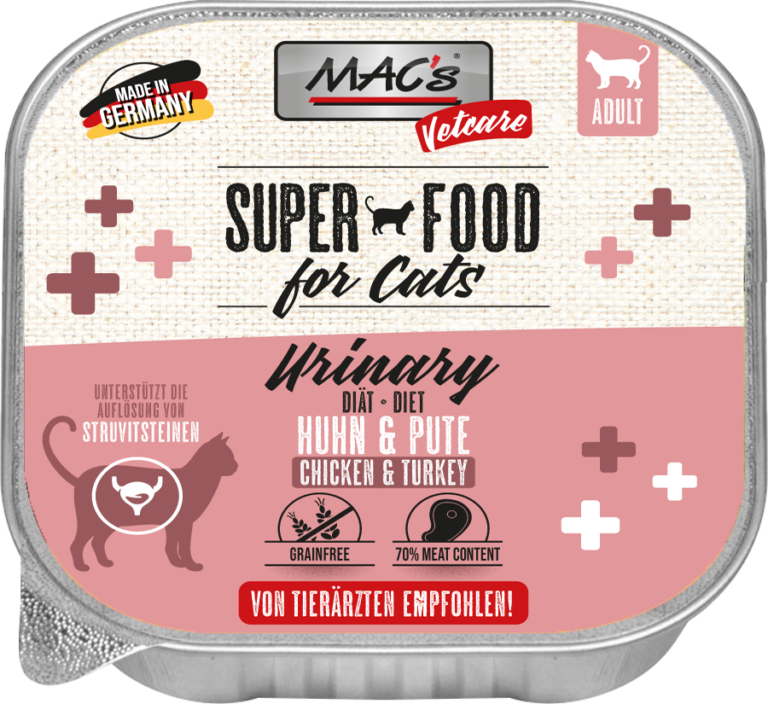 MAC's Cat Vetcare Urinary Pollo y pavo 100g