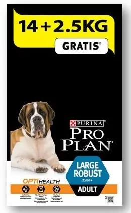 PRO PLAN CANINE ADULT RAZAS GRANDES ROBUSTO 14+2,5KG