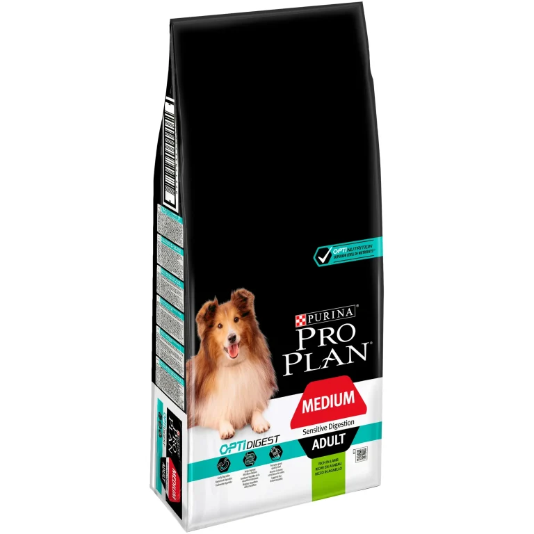 PRO PLAN CANINE ADULT DIGEST MEDIUM CORDERO 14KG