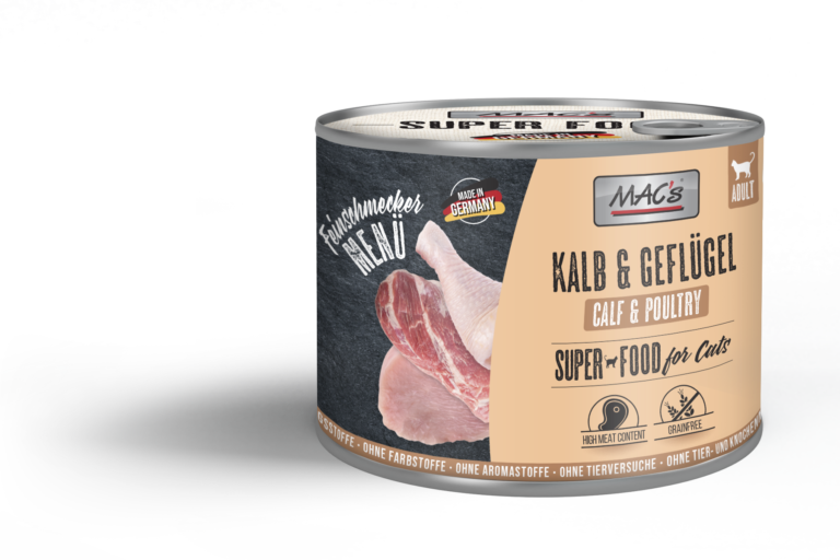 MAC's Cat "Feinschmecker" Ternera joven y aves 200g