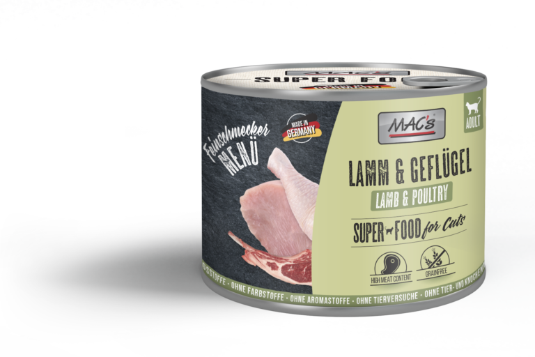 MAC's Cat "Feinschmecker" Cordero y aves 200g