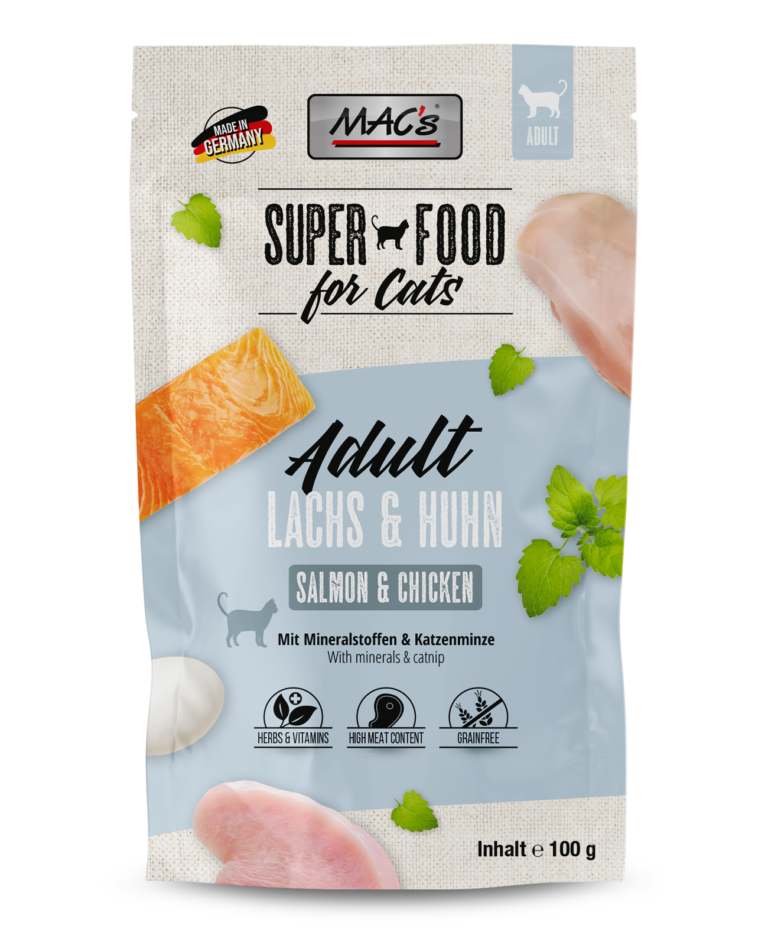 MAC's Cat Pouch Salmón y pollo 100g