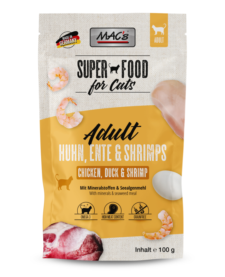 MAC's Cat Pouch Pollo, pato y gambas 100g