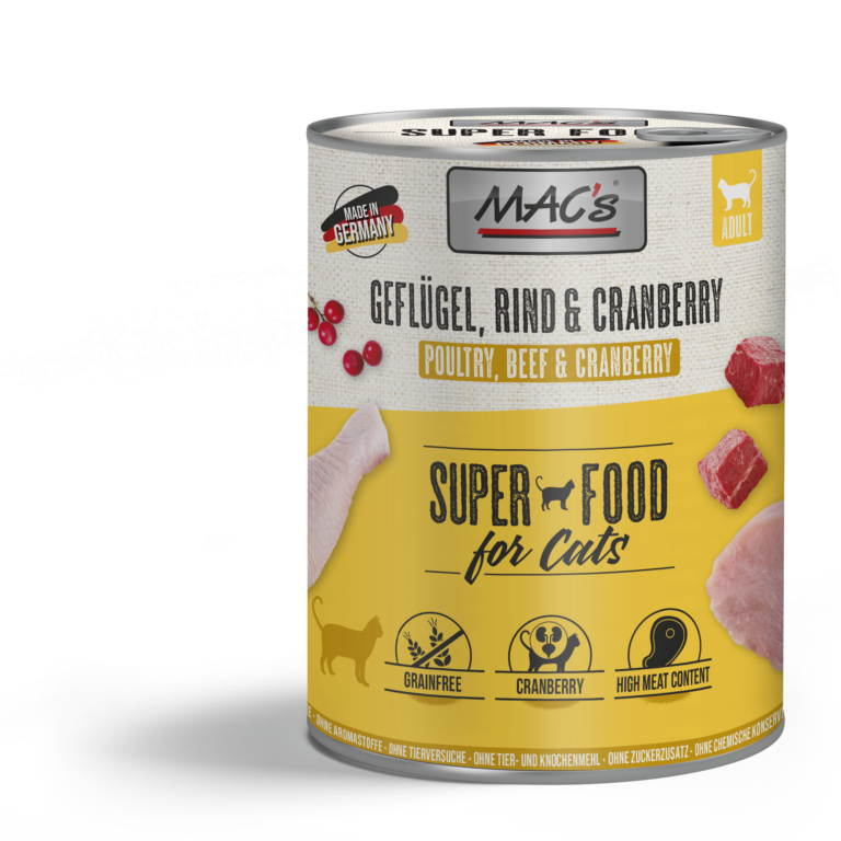 MAC's Cat Aves, Ternera y Arándanos 800gr