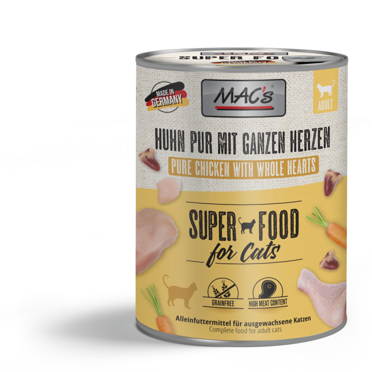 MAC's Cat Pollo con Corazones de Aves Enteros 800gr