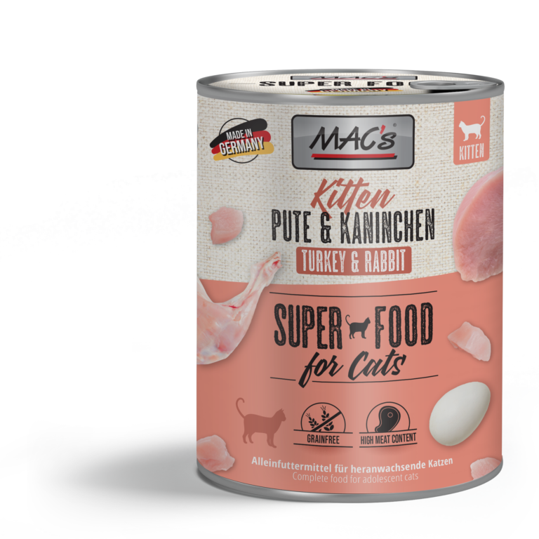 MAC's Cat Kitten Pavo y Conejo 800gr