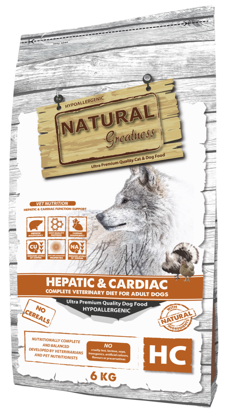 Natural Greatness Perros Veterinary Diet Hepatic-Cardiac 6kg
