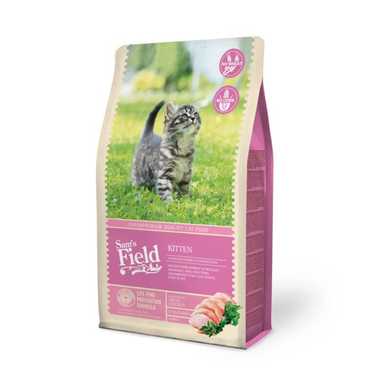 Sam's Field Gato Pollo Kitten Gatitos 2,5Kg