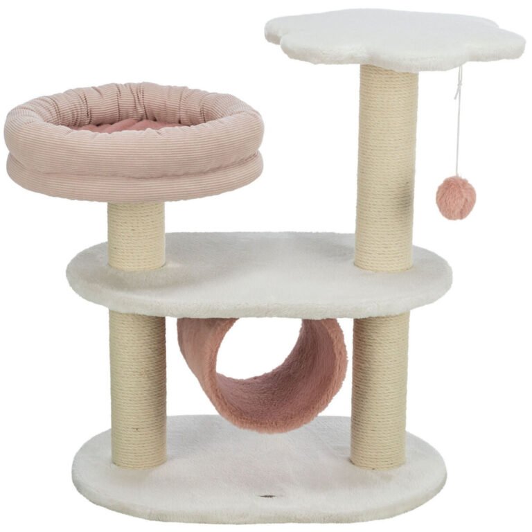 TRIXIE Poste Rascador Isabella, 70 cm, Blanco/Rosa