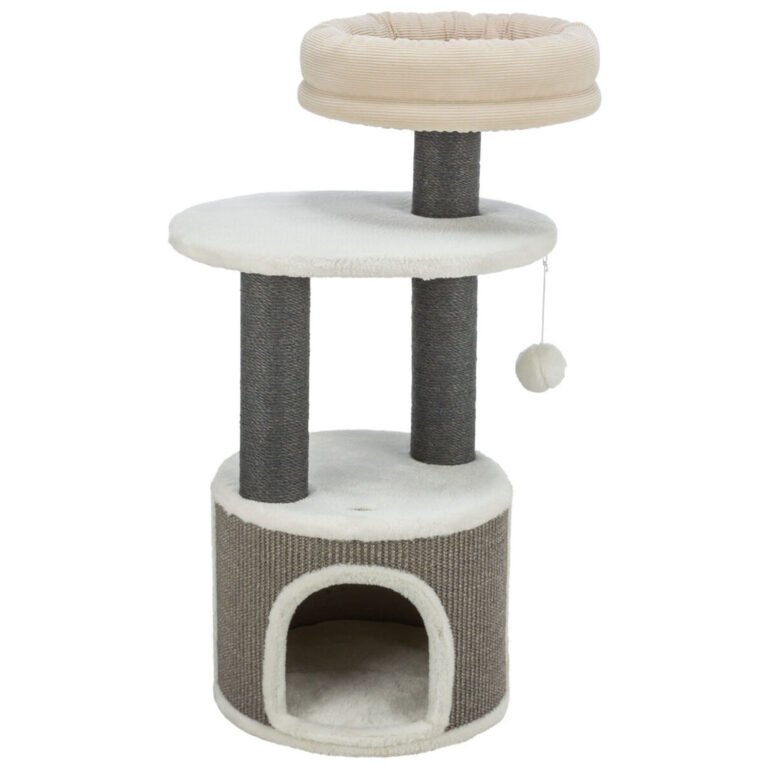 TRIXIE Poste Rascador Marco, 85 cm, Blanco/Beige