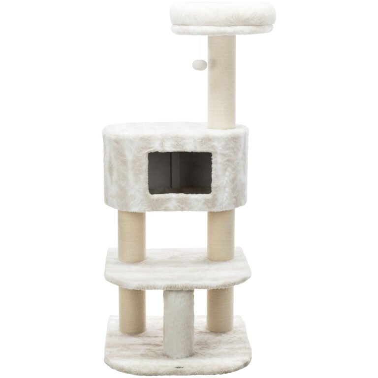 TRIXIE Poste Rascador Nelli, 140 cm, Blanco/Taupe