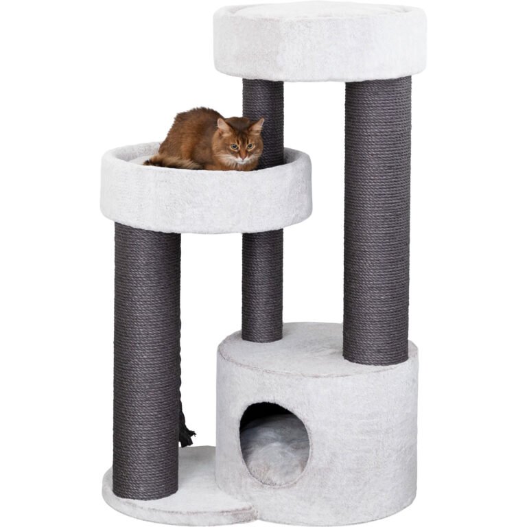 TRIXIE Poste Rascador XXL MIchele, 133 cm, Gris claro