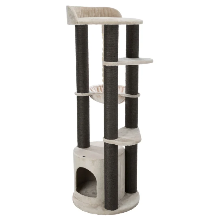 TRIXIE Poste Rascador XXL Tomás, 163 cm, gris claro - Imagen 3