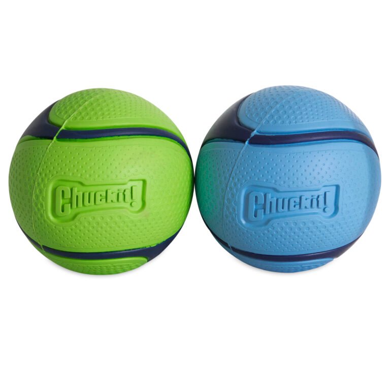 CHUCKIT FETCH BALL -  PACK 2 PELOTAS M  6 CM (AROMA MANTEQUILLA CACAHUETE  + BACON)