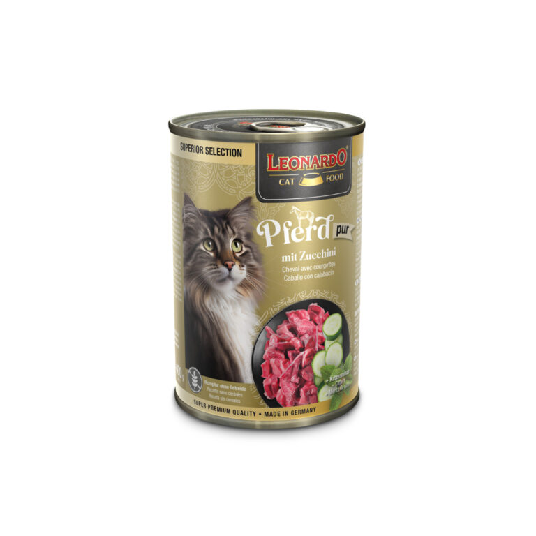Leonardo Gato Superior Caballo con calabacín 6x400gr