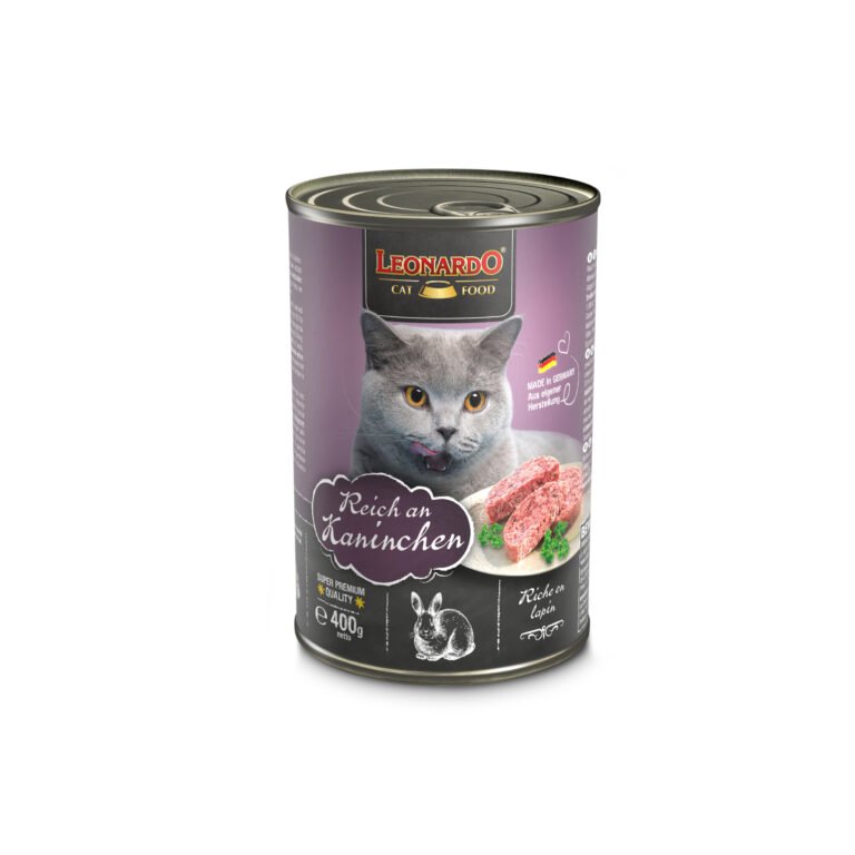 Leonardo Gato rico en conejo 6x400gr