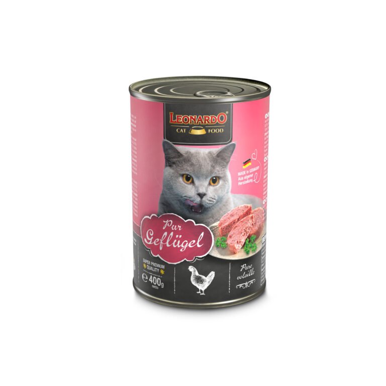 Leonardo Gato puro en ave 6x400gr