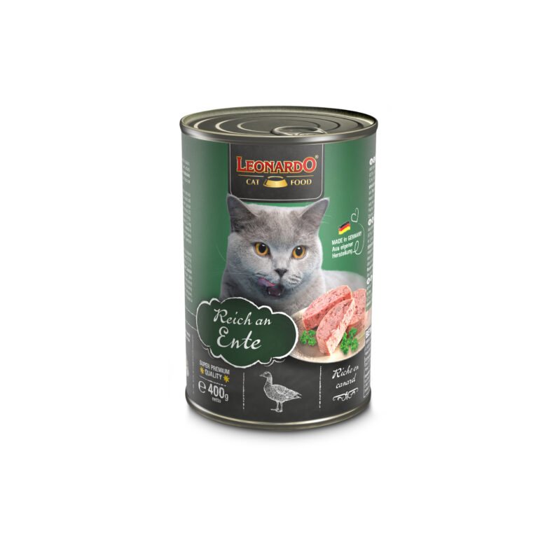 Leonardo Gato rico en pato 6x400gr
