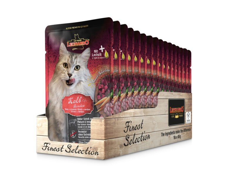 Leonardo Gato Menu de ternera & verduras 16x85gr