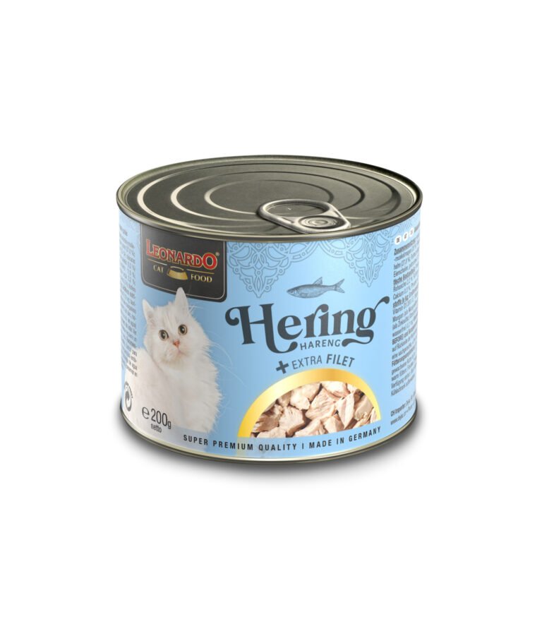 Leonardo Gato Arenque + extra filete 6x200gr