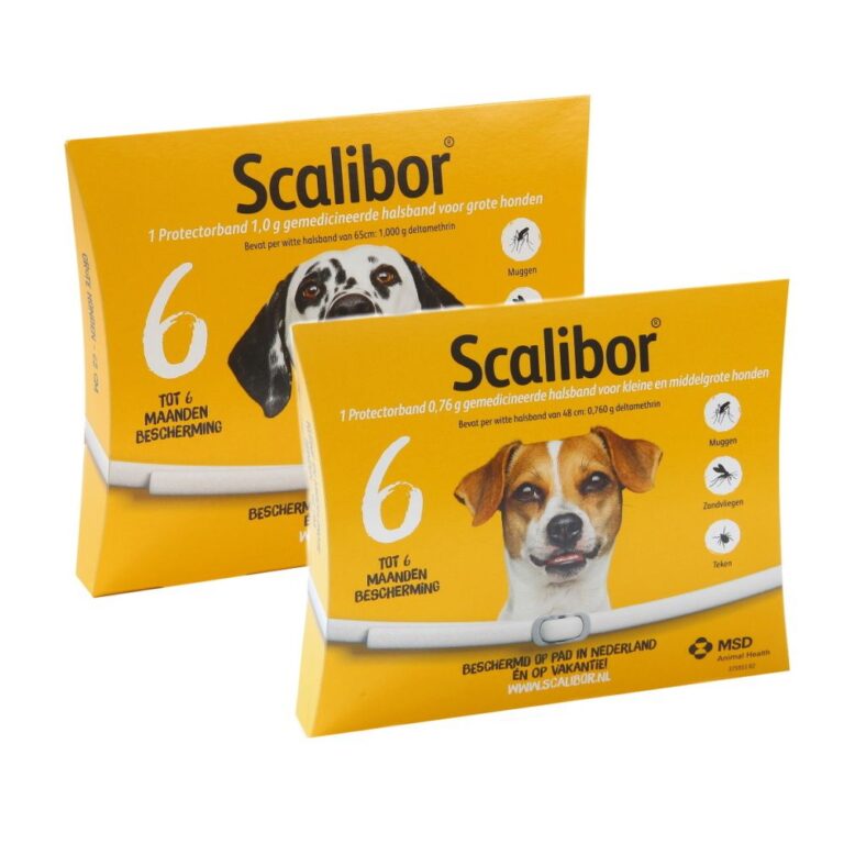 Pack 2 collares Scalibor 48cm + 65cm