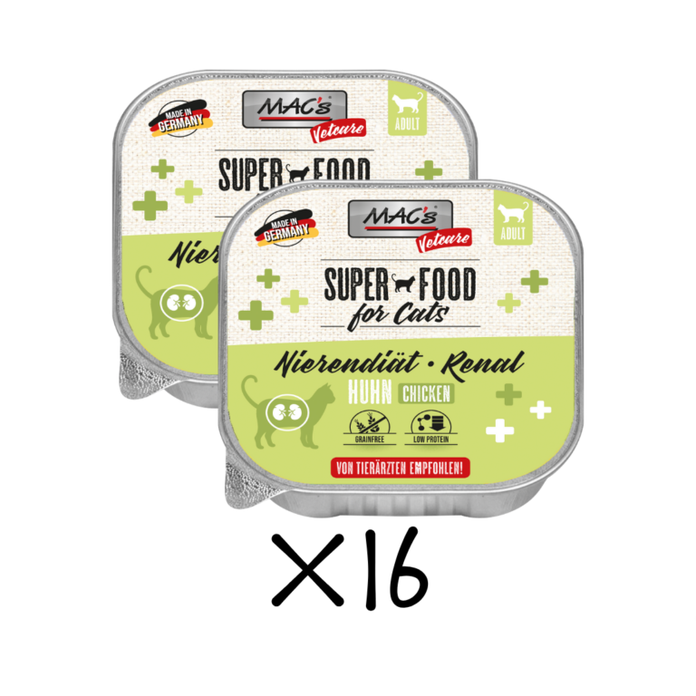 MAC's Cat Vetcare Renal Pollo Pack 16x100gr