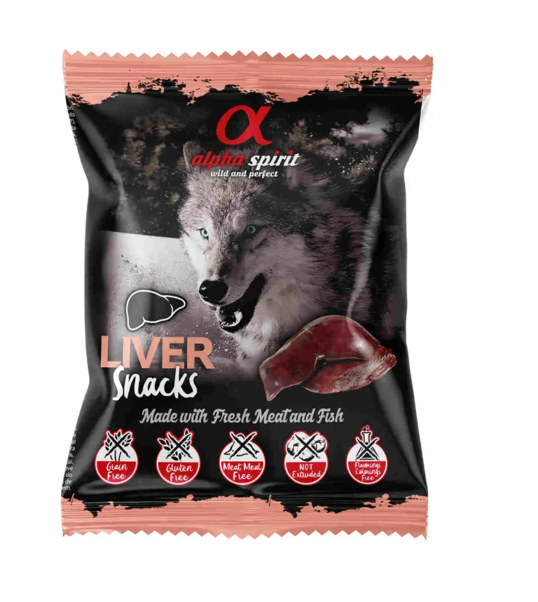 ALPHA SPIRIT CANINE HIGADO SNACKS 24X50GRS