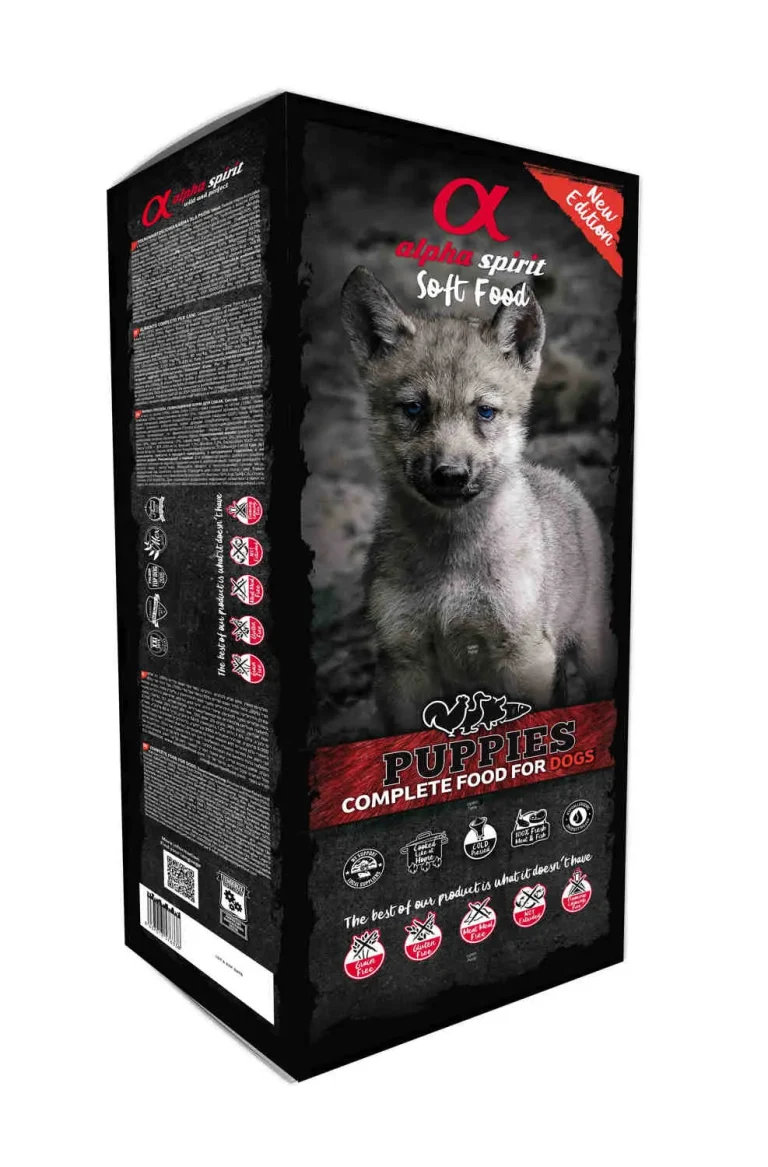 ALPHA SPIRIT CANINE PUPPY SEMIHUMEDO CAJA 9KG