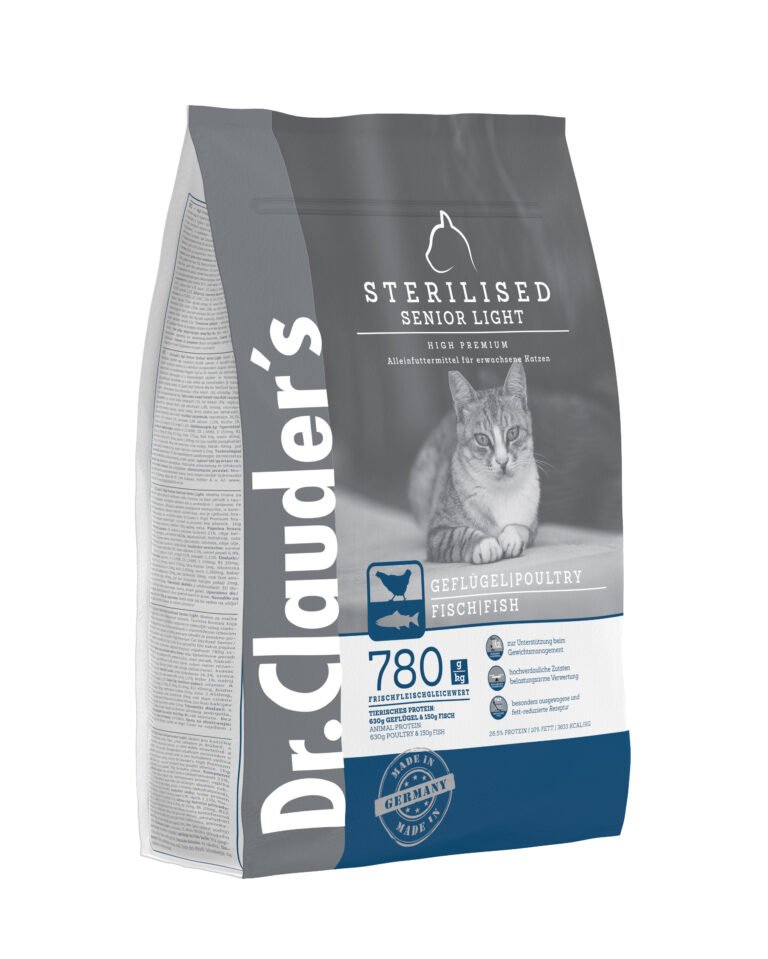 Dr.Clauder's Seco High Premium Todas Las Razas Esterilizado / Light / Senior 4Kg Gato