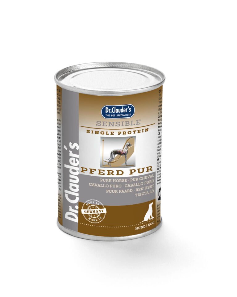 Dr.Clauder's Húmedo Diet Sensitive Puro Caballo 6x400G Perro