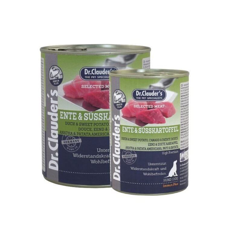 Dr.Clauder's Húmedo Carne Seleccionada Immune Plus Pato Y Patata Dulce 6x400G Perro