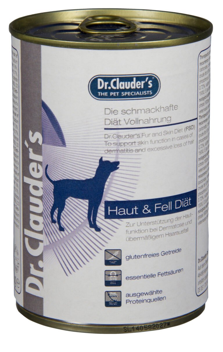 Dr.Clauder's Húmedo Diet Alimento Completo Fsd Dieta Para Piel Y Pelaje 6x400Gr Perro