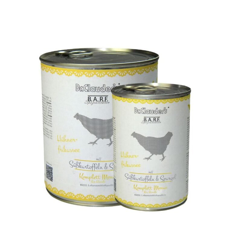 Dr.Clauder's Húmedo B.A.R.F. Menú Completo Fricasé De Pollo 6x400G Perro