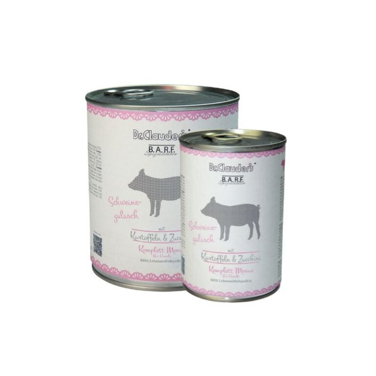 Dr.Clauder's Húmedo B.A.R.F. Menú Completo Goulash De Cerdo 6x400G Perro