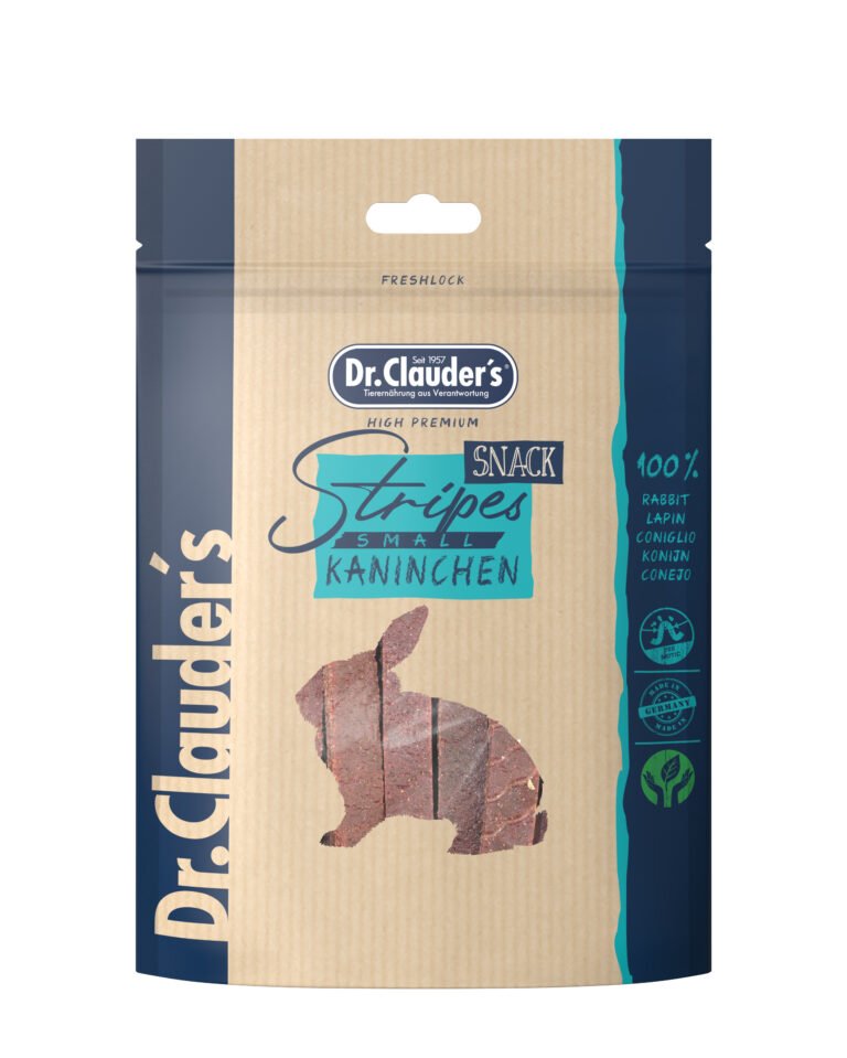 Dr.Clauder's Snack Funcional Trainee Snack Medium Tiras De Conejo Pequeñas 10x80G Perro